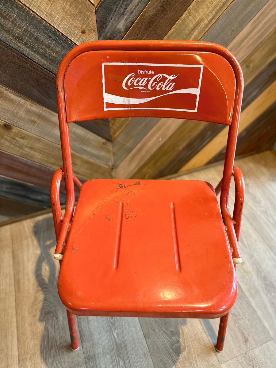 品番6381-1 Coca-Cola コカ・コーラ チェア カフェチェア 椅子 レトロ ...