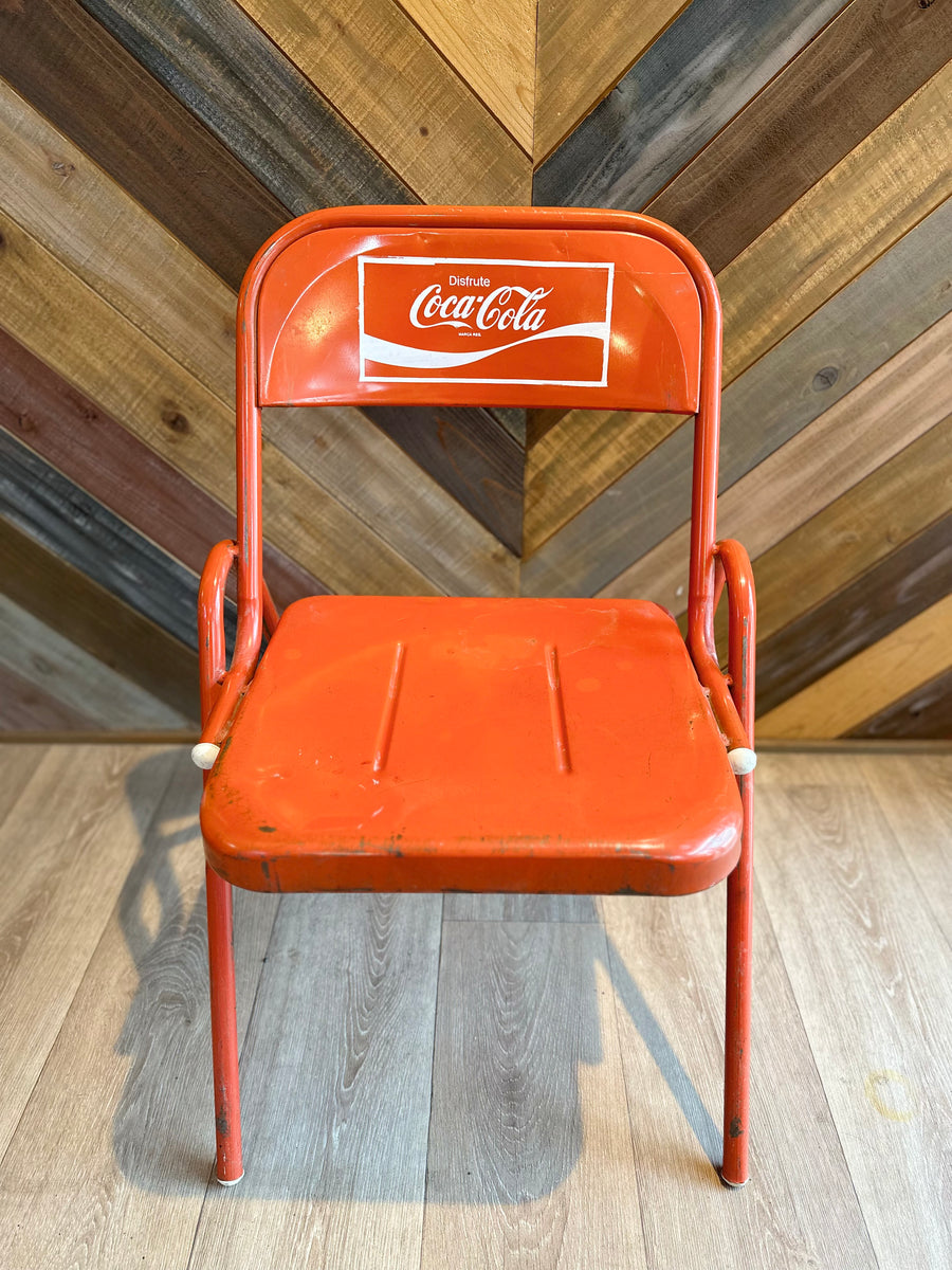 品番6381-2 Coca-Cola コカ・コーラ チェア カフェチェア 椅子 レトロ