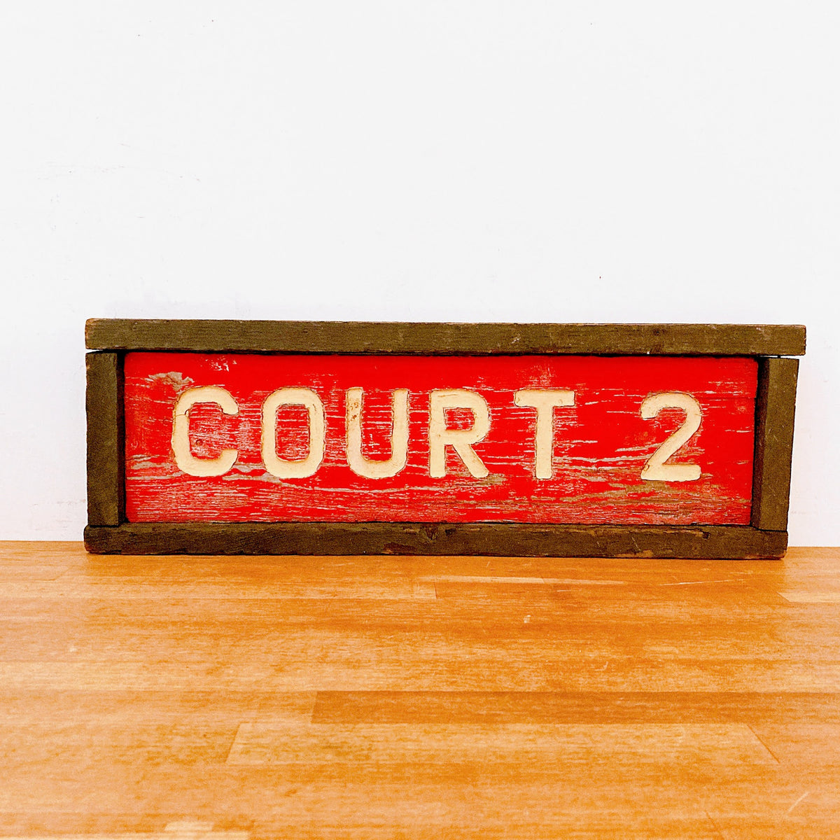品番4681-2 ウッドサイン COURT 2 サインボード 木製 看板