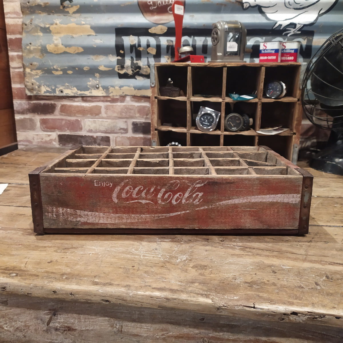 品番3592 Coca-Cola コカコーラ ウッドボックス 木箱 ヴィンテージ 