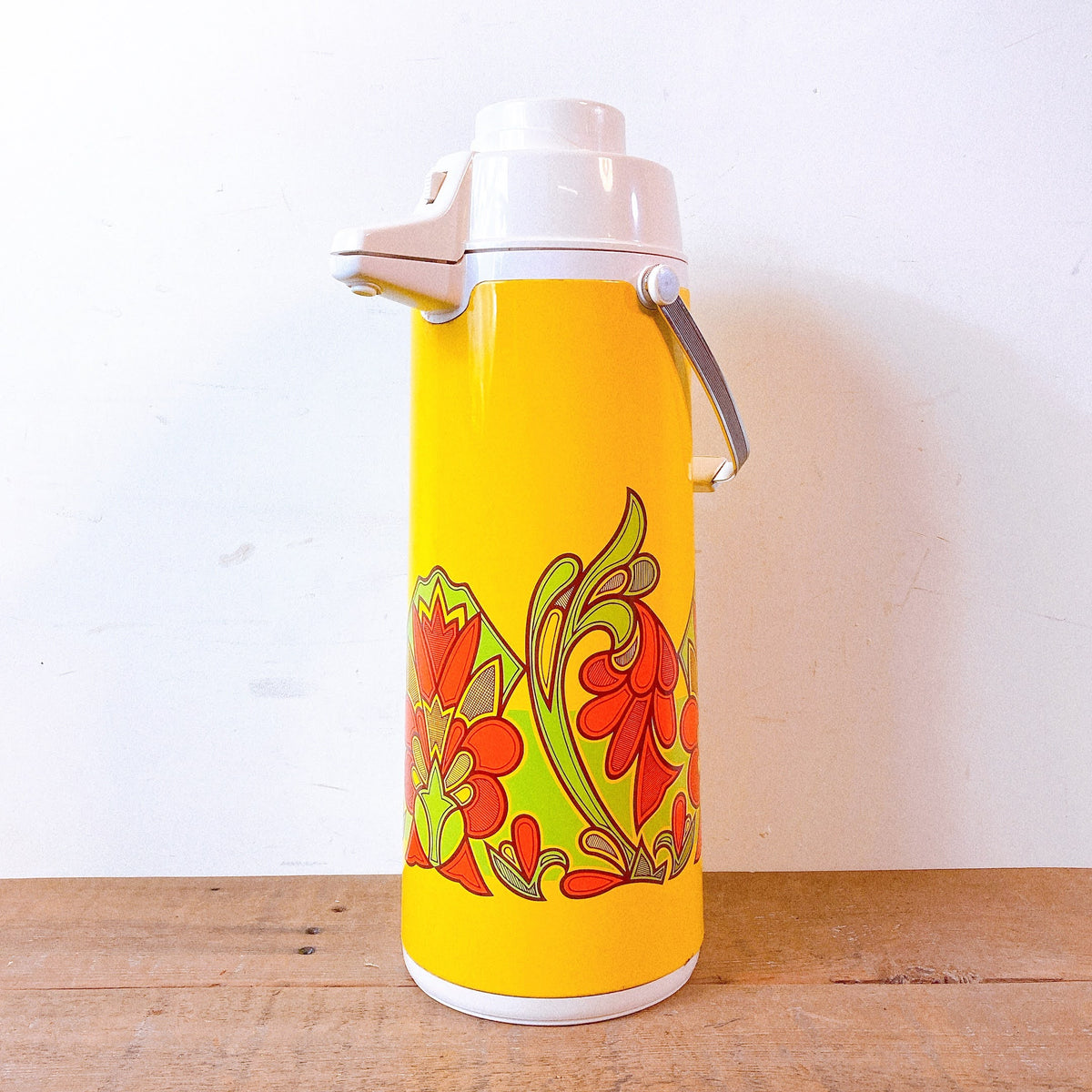品番1293 PEACOCK ピーコック 水筒 魔法瓶 カバー付き 装飾用 日本製 ヴィンテージ –
