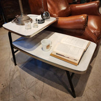 品番0355　50's　ステップテーブル　メラミントップ　サイドテーブル　アメリカン　ヴィンテージ　家具　千葉店