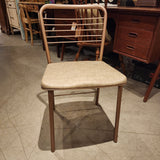 品番2581　フォールディングチェア　折りたたみ椅子　スチール製　アンティーク　千葉店