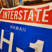 品番1040　INTERSTATE　HAWAII　H-1　ハイウェイ　トラフィックサイン　サインボード　標識　千葉店