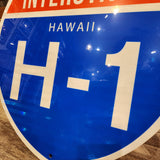 品番1040　INTERSTATE　HAWAII　H-1　ハイウェイ　トラフィックサイン　サインボード　標識　千葉店