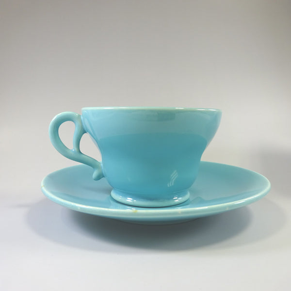品番3677-1　GMB　カップ＆ソーサー　ブルー　1客　ティーカップ　コーヒーカップ　食器　ヴィンテージ
