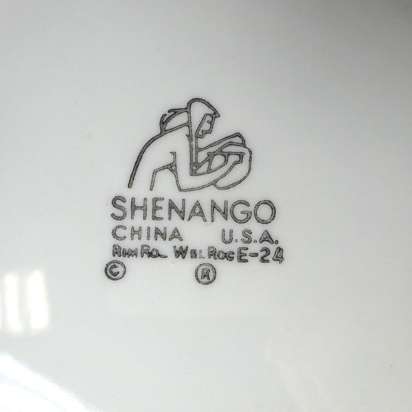 品番3707 レストランプレート SHENANGO CHINA シェナンゴチャイナ
