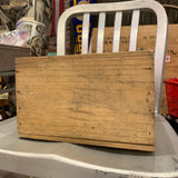 品番1363 wood basket ウッドボックス　ツールボックス　木製　千葉店