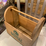 品番1363 wood basket ウッドボックス　ツールボックス　木製　千葉店