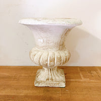 品番1676　フラワーポット　陶器鉢　ゴブレット型　花瓶　プランター　オブジェ　インテリア　ディスプレイ　ヴィンテージ　金沢店