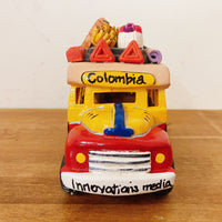 品番3868　コロンビア　チババス　Colombia Chiva Bus　はしごバス　装飾　置物　オブジェ　インテリア　ディスプレイ　ヴィンテージ　金沢店