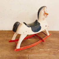 品番0997　ロッキングホース　Train-Rite Molded Products　白馬　乗馬　遊具　オブジェ　おもちゃ　ディスプレイ　アンティーク　ヴィンテージ　金沢店