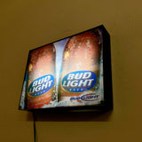 品番4216　サインライト　Bud Light　バドライト　ウォールサイン　壁掛け　看板　ディスプレイ　装飾　ヴィンテージ　金沢店