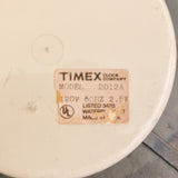品番4094　掛け時計　TIMEX　タイメックス　ウォールクロック　丸形　コード付き　インダストリアル　インテリア　アンティーク　ヴィンテージ　金沢店