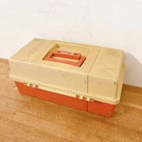 品番2830　PLANO 5520　プラノ　タックルボックス　70's　ツールボックス　2トレイ　工具箱　収納BOX　ツールケース　ヴィンテージ　金沢店