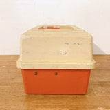 品番2830　PLANO 5520　プラノ　タックルボックス　70's　ツールボックス　2トレイ　工具箱　収納BOX　ツールケース　ヴィンテージ