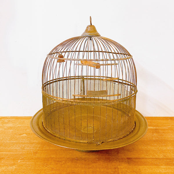 品番1598　バードケージ　HENDRYX　ヘンドリックス　鳥かご　丸型　インテリア　ディスプレイ　アンティーク　ヴィンテージ　金沢店