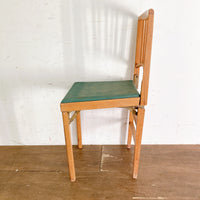 品番1123-2　フォールディングチェア 　LEG-O-MATIC　木製　折りたたみ椅子　ウッドチェア　60's　アンティーク　ヴィンテージ　金沢店