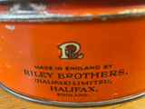 品番5804　Riley's RUM & BUTTER TOFFEE　キャンディー缶　丸缶　ブリキ缶 　ミッドセンチュリー　ティン缶　Tin Box　ヴィンテージ　金沢店