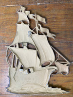 品番3541-2　ウォールデコール　メタルウォールアート　SEXTON　帆船　Ship　壁掛け装飾　インテリア　ディスプレイ　ヴィンテージ　金沢店