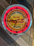 品番0081　Coca-Cola　コカ・コーラ　コーラ 　ネオンクロック　壁掛け時計　012