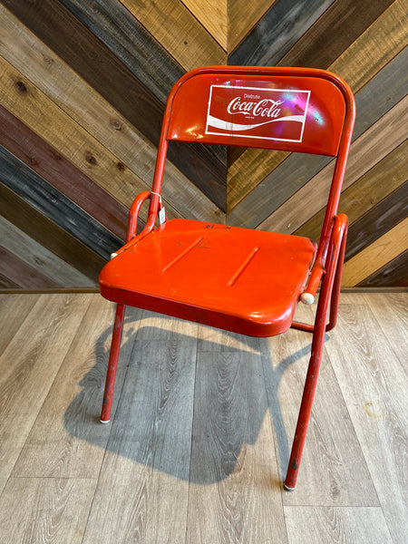品番6381-1 Coca-Cola コカ・コーラ チェア カフェチェア 椅子 レトロ 