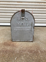 品番0358　メールボックス　U.S.MAIL　USPOST　メールポスト　郵便ポスト　郵便受け　シルバー　ディスプレイ　ヴィンテージ　金沢店
