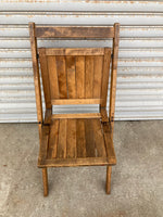 品番6207　フォールディングチェア　SIMMONS　ウッドチェア　折りたたみ椅子　アウトドア　木製　椅子　アンティーク　ヴィンテージ　金沢店