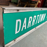 品番0746　ロードサイン　DARRTOWN　両面　ストリートサイン　トラフィックサイン　看板　標識　ヴィンテージ　埼玉店