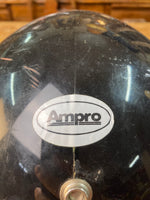 品番1288　ヘルメット　Ampro　ジェットヘルメット　ブラック　ディスプレイ　インテリア　ヴィンテージ　金沢店