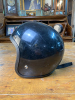 品番1288　ヘルメット　Ampro　ジェットヘルメット　ブラック　ディスプレイ　インテリア　ヴィンテージ　金沢店