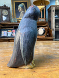 品番2995-1　ペンギン　木彫り　置物　装飾　インテリア　木製　オブジェ　ディスプレイ　ヴィンテージ　金沢店