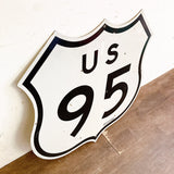 品番1451　ハイウェイサイン　US Route 95　ルート95　ロードサイン　トラフィックサイン　看板　標識　ヴィンテージ　金沢店