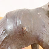 品番1178　エレファント　鼻上げ象　ゾウ　木製　置物　装飾　インテリア　オブジェ　ディスプレイ　ヴィンテージ
