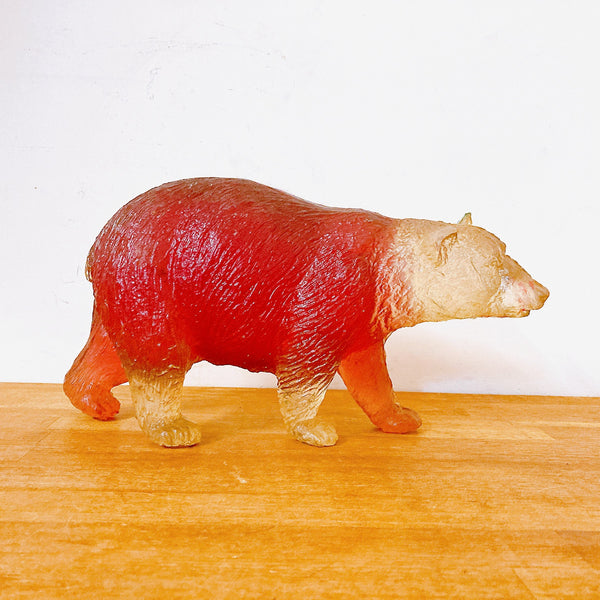 品番0072-1 熊 クマ くま ベア ガラス製 置物 装飾 インテリア 