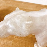 品番0072-2　白熊　シロクマ　くま　ベア　セラミック　置物　装飾　インテリア　オブジェ　ディスプレイ　ヴィンテージ　012