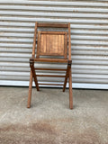 品番8256-1　フォールディングチェア　ウッドチェア　折りたたみ椅子　アウトドア　木製　椅子　アンティーク　ヴィンテージ　金沢店