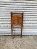 品番8256-1　フォールディングチェア　ウッドチェア　折りたたみ椅子　アウトドア　木製　椅子　アンティーク　ヴィンテージ　金沢店