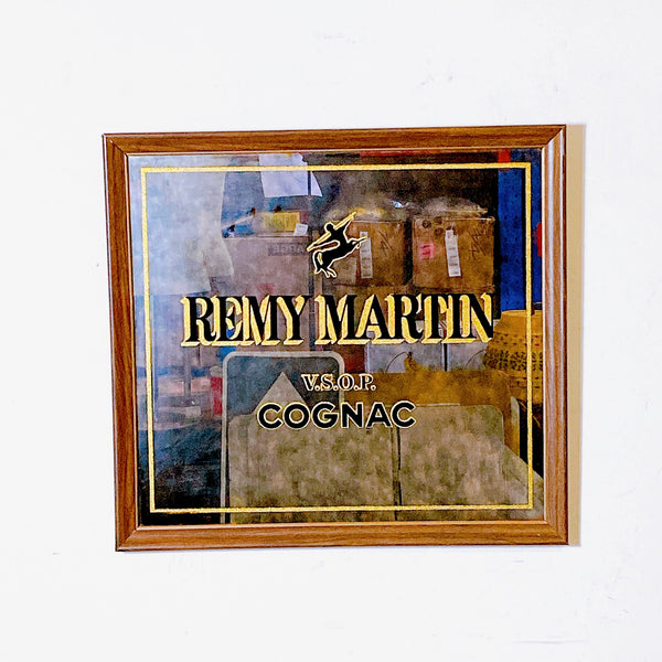 品番1031　パブミラー　REMY MARTIN COGNAC　レミーマルタンコニャック　ブランデー　鏡　壁掛け　インテリア　ヴィンテージ　千葉店