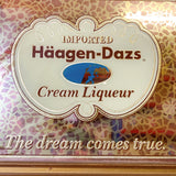 品番1772　パブミラー　Haagen-Dazs Cream Liqueur　ハーゲンダッツ　クリームリキュール　鏡　壁掛け　インテリア　ヴィンテージ　011