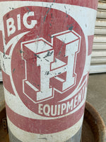 品番7396　BIG H EQUIPMENT　チキンフィーダー　鳥の餌缶　50's　ブリキ缶　ティン缶　プランター　ディスプレイ　ヴィンテージ　金沢店