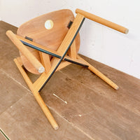 品番1543-1　ウッドチェア　スタッキングチェア　Jens Risom　ジェンス・リゾム　ダイニングチェア　椅子　アンティーク　ヴィンテージ　金沢店