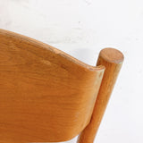 品番1543-2　ウッドチェア　スタッキングチェア　Jens Risom　ジェンス・リゾム　ダイニングチェア　椅子　アンティーク　ヴィンテージ　金沢店