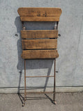 品番0492-1　ヴィンテージ　折り畳みイス　フォールディングチェア　椅子　木製　アンティーク　千葉店