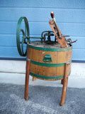品番1865　木製　手回し洗濯機　19世紀　レトロ　アンティーク　ディスプレイ　ヴィンテージ