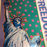品番0592-1 ヒロ・ヤマガタ 1990 FREEDOM 自由の女神 水玉