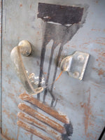 品番0950　アメリカン ロッカー　1940年代　シューズロッカー　3段×2連　グレー　スチール製　ヴィンテージ　金沢店
