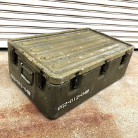 品番0156　軍箱　スチール製　ボックス ケース　米軍放出品　ヴィンテージ　金沢店