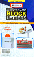 品番5184　99ピース　プラスチック貼付用 ブロック レターセット　シール　ステッカー　文房具　アメリカン雑貨