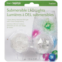 品番5405　フローラクラフト　水中 LEDライト　2個入り　グラスライト　インテリア　装飾　アメリカン雑貨　011